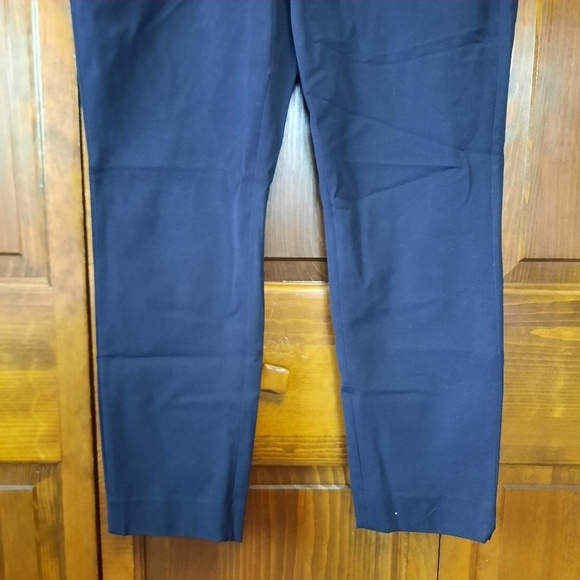 🛍 Banana Republic Factory Sloan Slim Pant navy blue trouser 988582 size 14 - Picture 4 of 14